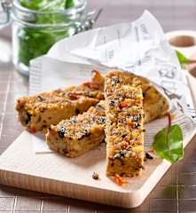 Polenta aux olives et tomates confites