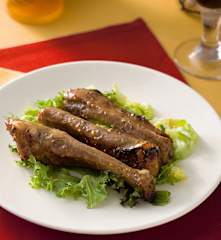 Costillas con miel y mostaza en papillote