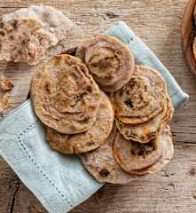 Focaccine al farro ripiene (senza lievito)