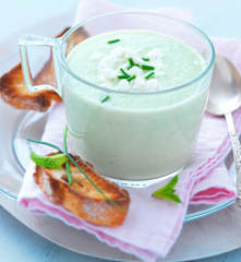 Gazpacho feta e cetrioli