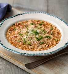 Italian Sausage and Orzo Soup