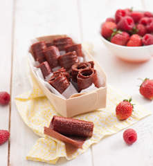 Żujki truskawkowo-malinowe