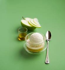 Sorbet pomme verte et calvados