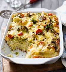 Gemüse-Reis-Auflauf