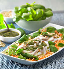 Merluzzo tataki al pesto