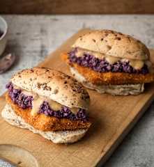 Crispy Fish Sandwiches with Honey Lime Slaw