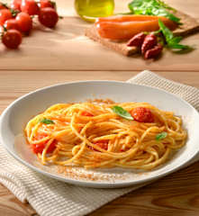 Spaghetti con la bottarga