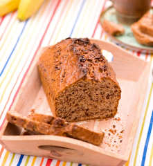 Ciasto bananowe z czekoladą