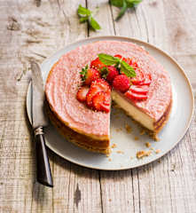 Cheesecake fraise-ricotta