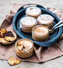 Crème dessert aux noisettes