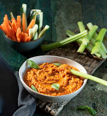 Dip mediterráneo de tomate