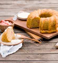 Savoury potato bundt