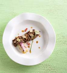 檸檬酸辣牛肉溫沙拉