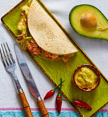 Tacos de camarones