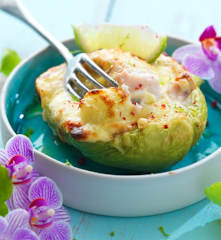 Gratin di zucca spinosa e dentice