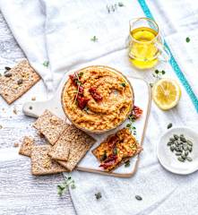 Houmous aux tomates séchées