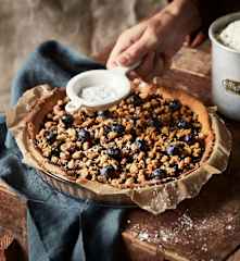 Tarte aux brimbelles des Vosges (ou myrtilles)