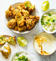 Beignets de courgettes comme des acras