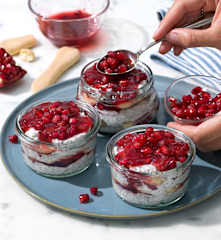 Granatapfel-Mohn-Tiramisu