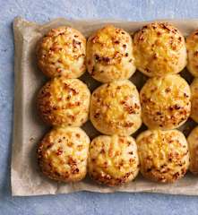 Cheese and bacon rolls