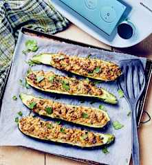 Courgettes farcies aux sardines