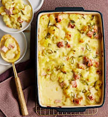 Kasseler-Kartoffel-Gratin
