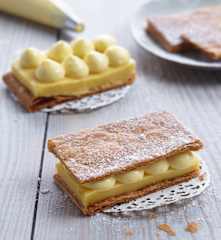 Millefoglie alle mele con zafferano