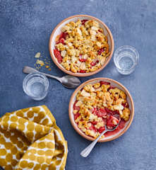 Crumble Fraises et amandes