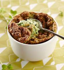 Soufflé de acelga y queso