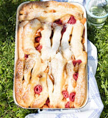 Marillen-Himbeer-Zupfkuchen