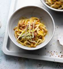 Miso Carbonara Udon