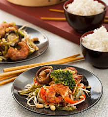 Chop suey ai gamberi