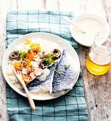 Filet de dorade grise à la normande