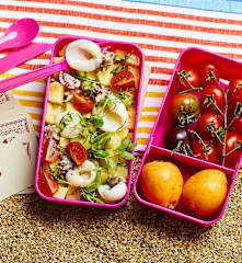 Insalata di seppie, patate e pomodorini