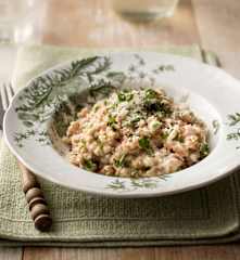 Lemon and Roasted Garlic Speltotto