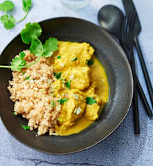 Curry de dinde à l’indienne et céleri-rave