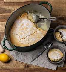 Delicious lemon pudding