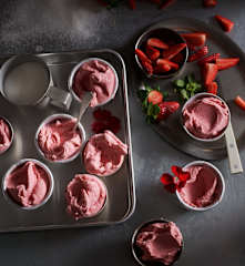 Gelado de morango