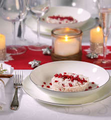 Risotto champagne e melagrana