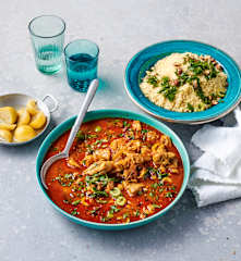 Skinnymixers' Moroccan chicken with preserved lemon and olives