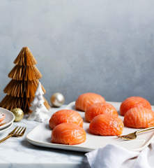 Miniterriny z szynki i łososia