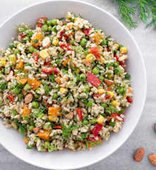 Kepekli Pirinç Salatası