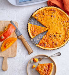Pumpkin pie et noisettes torréfiées