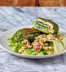 Cordon bleu alle erbe aromatiche con insalata croccante