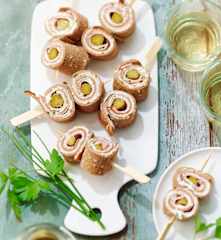 Roulés de galettes de sarrasin