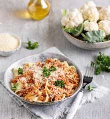 Bolognese z kalafiorem