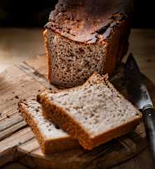 Pain sans gluten au riz grillé