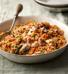 Sardine and Pea Pilaf