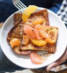 Brioche perdue agrumes-coco