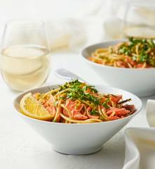 Smoked Salmon Lemon Pasta